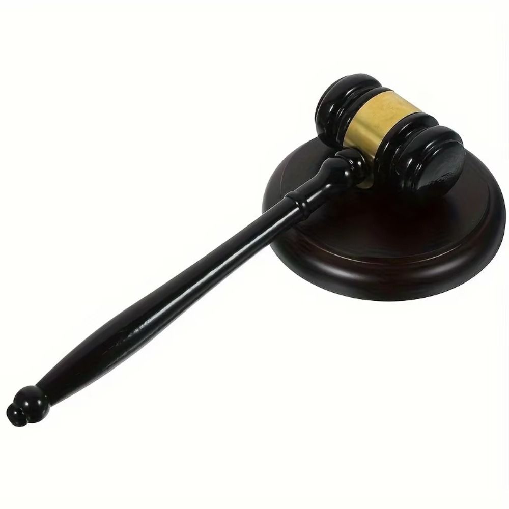 Long Handle Wood Adjudgement Gavel High Quality Sound Hand Tools Birthday Gift
