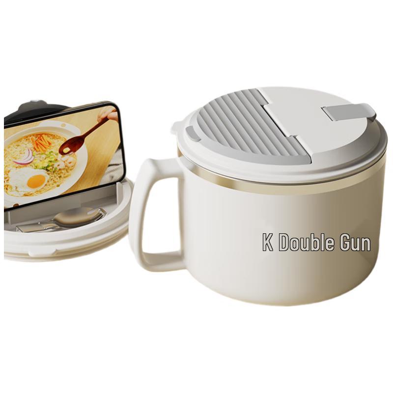 Shuangqiang 304 Stainless Steel Instant Noodle Bowl with Lid