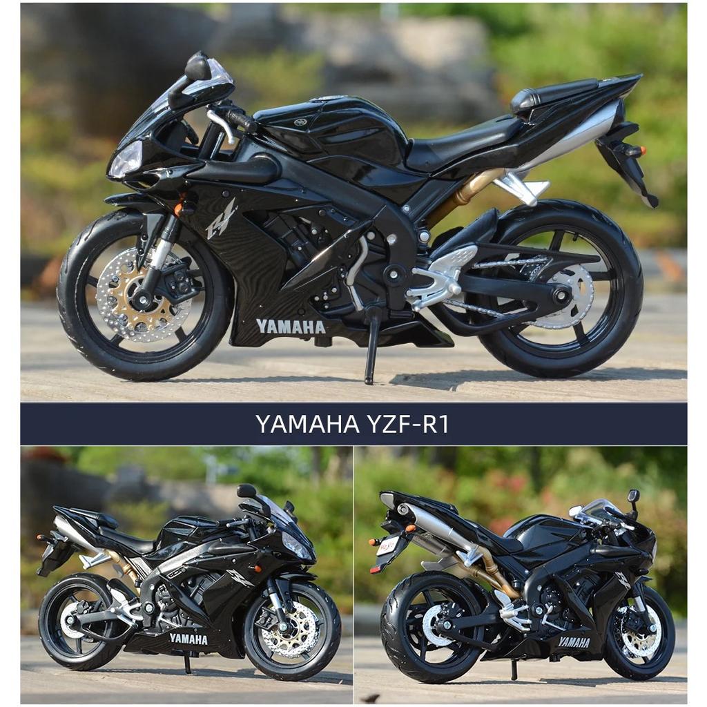 1/12 Yamaha YZF-R1 Die Cast Vehicles Collectible Hobbies Motorcycle Model Toys