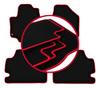 Velours-Fußmatten mit rotem Rand für: Chrysler Pacifica II Hybrid (2017-)