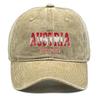 "AUSTRIA" "FORZA AUSTRIA" Flag Printed Snapback Baseball Cap , Adjustable Sun Hat Stylish Non-Stretch Fabric Casual Cozy Dad Hat