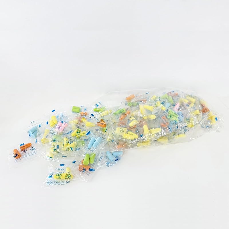 

[CE certified] earplugs 100 pairs (200 pieces) large capacity Individual packaging soft soft Low rebound Noise countermeasures Simple packaging for