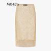 MO&Co. Exquisite Lace High-Waist Skirt