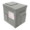 RV Power Outlet Box 50 Amp Enclosed Lockable Weatherproof Outdoor RV Electrical Outlet Panel Iron Shell Type Female Plug