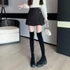Women's High Waist Wool Pleated A-line Skirt with Anti-exposure Shorts - 2025 Autumn/Winter Collection