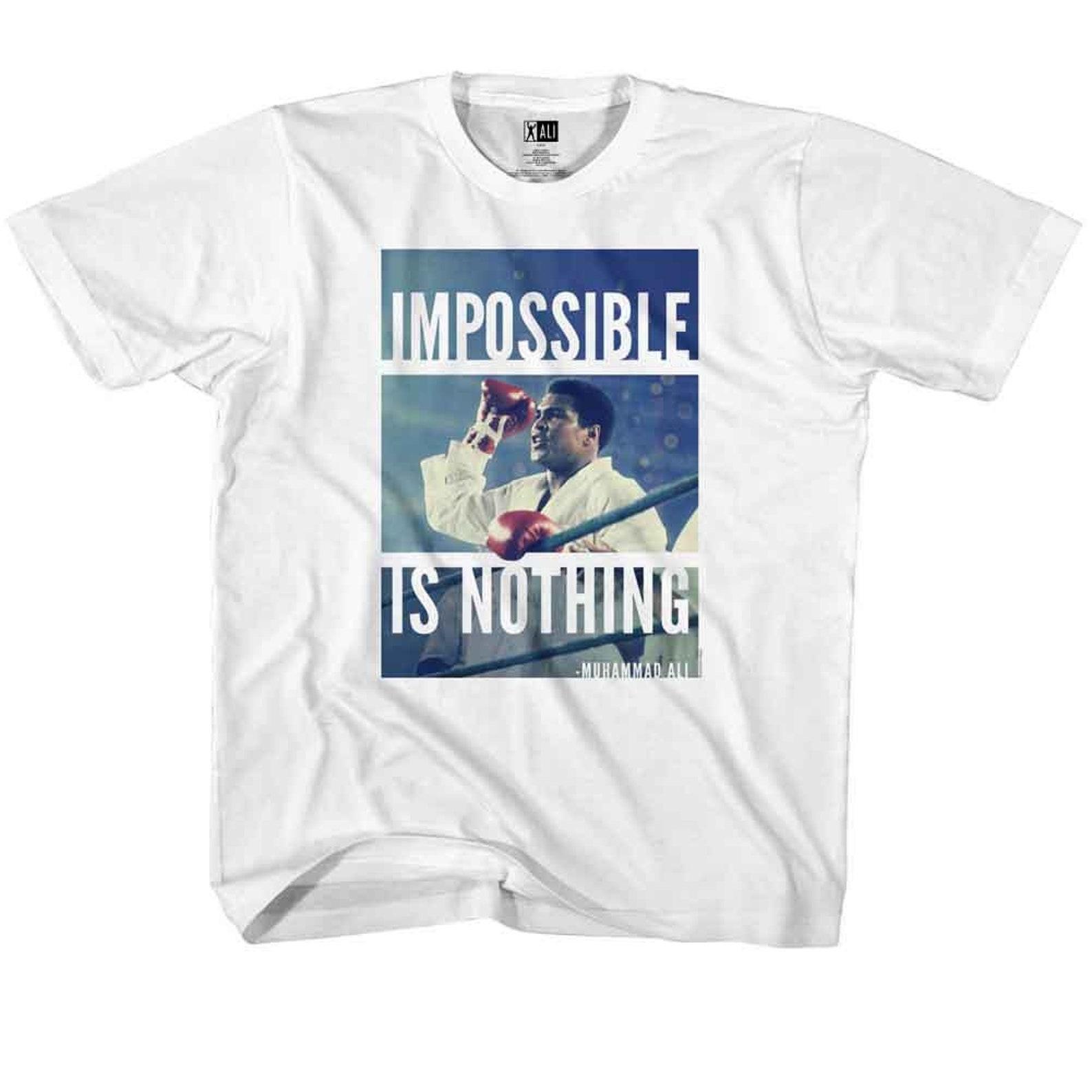 Muhammad Ali Impossible Is Nothing White Toddler T-Shirt 3XL