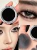 Pure Black Matte Gothic Eyeshadow and Eyeliner from the Beauty Industry Are Back! Black Leather Eyeshadow for Natural Eye Enhancement