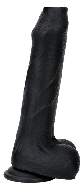 Nopi Silicone Dildo 16 X 4cm Black - DarkSil - SILICONE DILDO