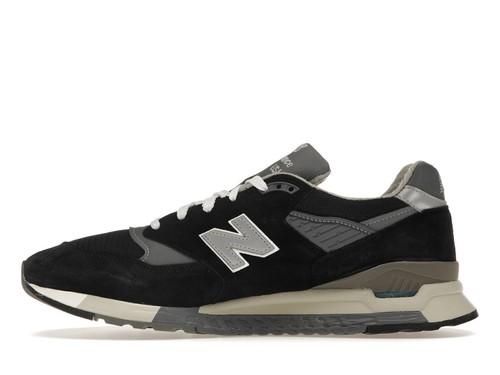New Balance 998 Made in USA Low Black Silver - U998BL