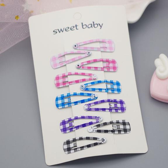 New Mini Printed Children BB Clip Cute Small Hairpins Girls Kids Hair Clips Pins Accessories Barrettes Headdress Hairclip