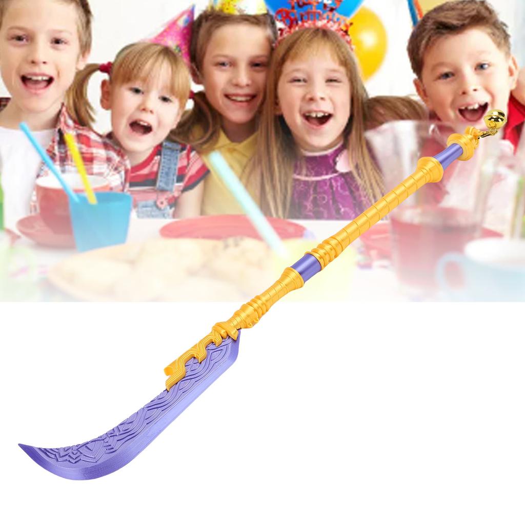 Miecz Cosplay Drukowany w 3D 25 cali Dodatek Fantasy Kostium Kolekcjonerski Filmowy Replika Miecza Anime