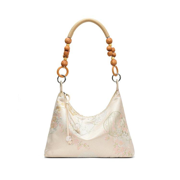 Guofeng Fashion Women's Large Capacity Bag 2024 Spring New Versatile Shoulder Bag Premium Textured Tote Bag Women