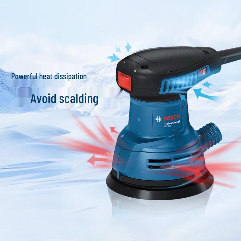 Bosch Professional Random Orbital Sander CN Plug (adapter Included)