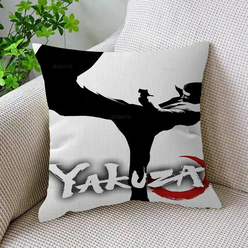 Yakuza Like A Dragon Game Pillow Gift Home Office Decoration Bedroom Sofa Car Cushion Cover Case
