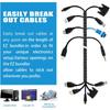 1/2 stücke Kabel Hülse Organizer Kabel Draht Wrap Spiralschlauch Kabel Management Hülse für Home Office PC TV