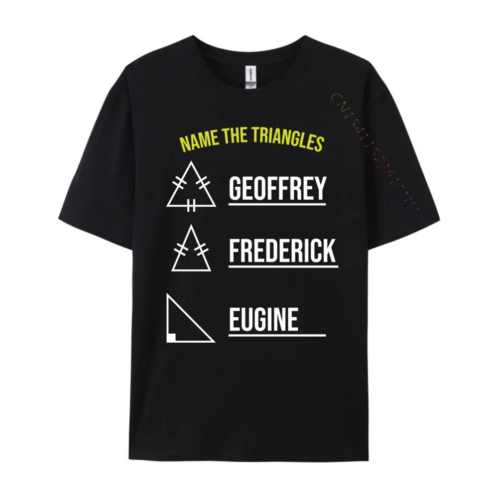 Name The Triangles T Math Geometry Quiz T Vintage T Shirt Unisex Sale Camisa Harajuku