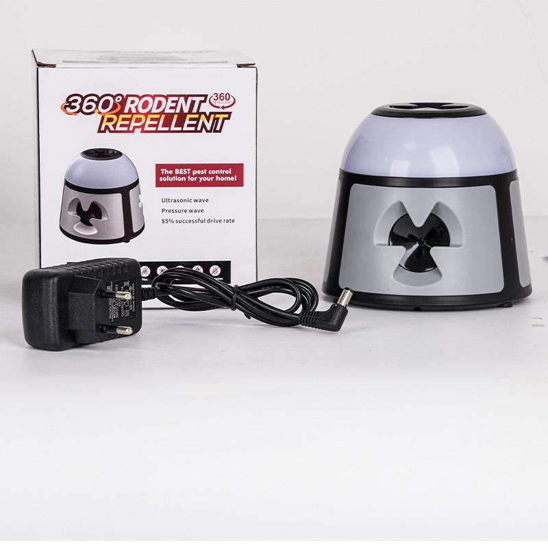 

360 Scope Degree Ultrasonic Mouse Repellers Intelligent Led Flashing Light Alarm EU