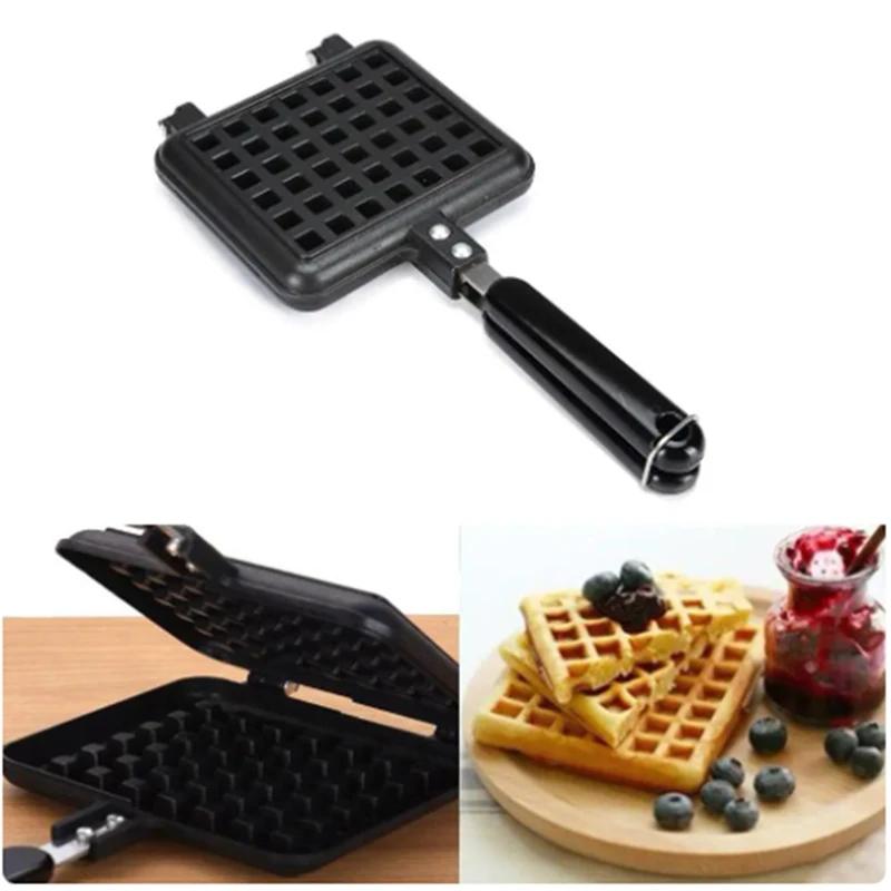Cake Mold Household Waffle Non-Stick Pastry Gas Stove Baking Tray DIY Baking Tool Set Lattice Muffin Machine