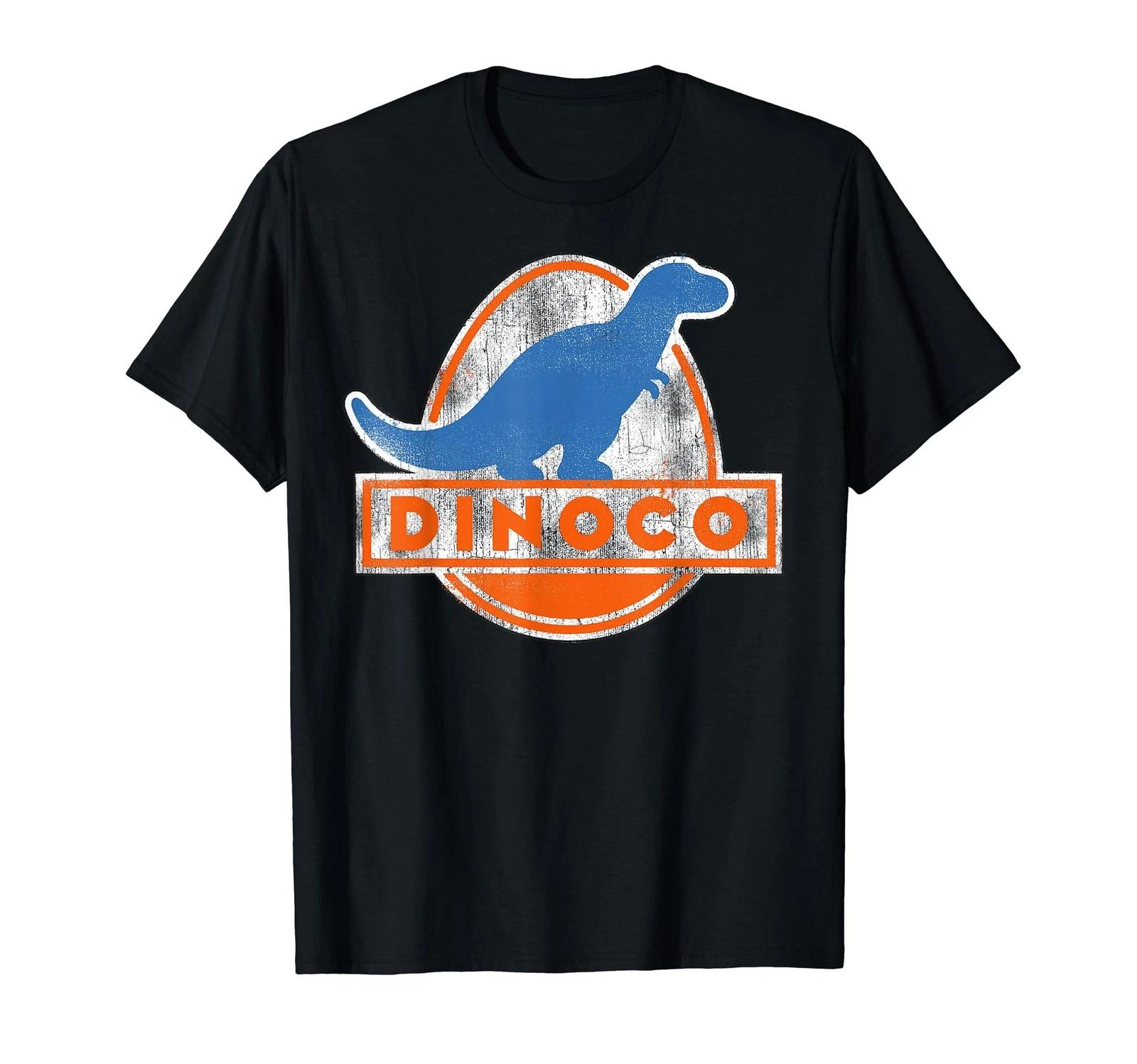 Disney Pixar Cars Iconic Dinoco Antique Dinosaur Logo T-Shirt_ 4XL