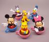 In Stock 6Pcs/Set Mouse Winnie Pooh Duck Cup Style Blind Box Kawaii Action Figure Model Ornament Toy Birthday Gifts For Girls