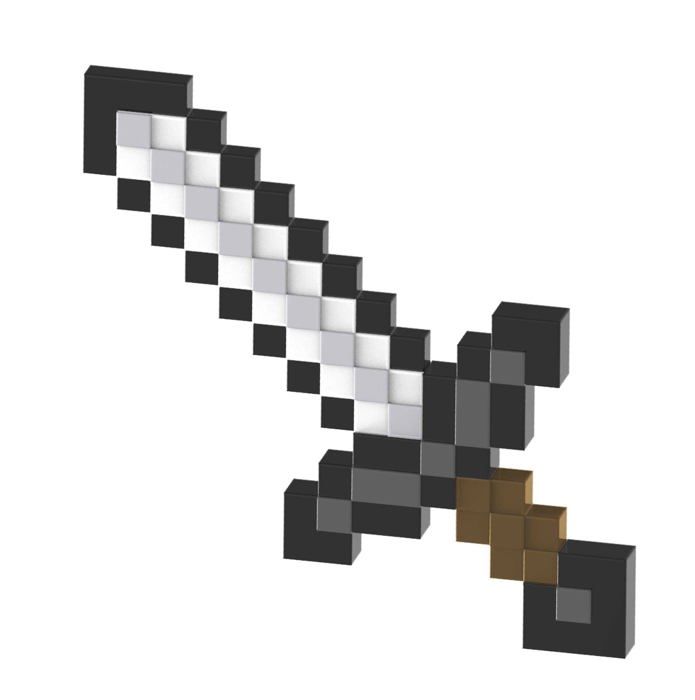 Arme fictive - baton - epee - baguette Mattel - HLP59 - Minecraft - Basic Role Play Iron Sword (968-6040)
