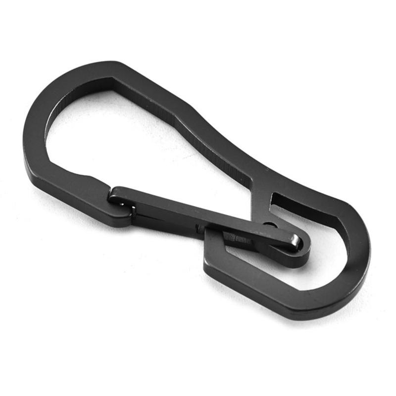 Multifunctional Carabiner for Key Ring Clip for Titanium Plating for Key Chain Holder Bottle Opener for Home, Office, Ca