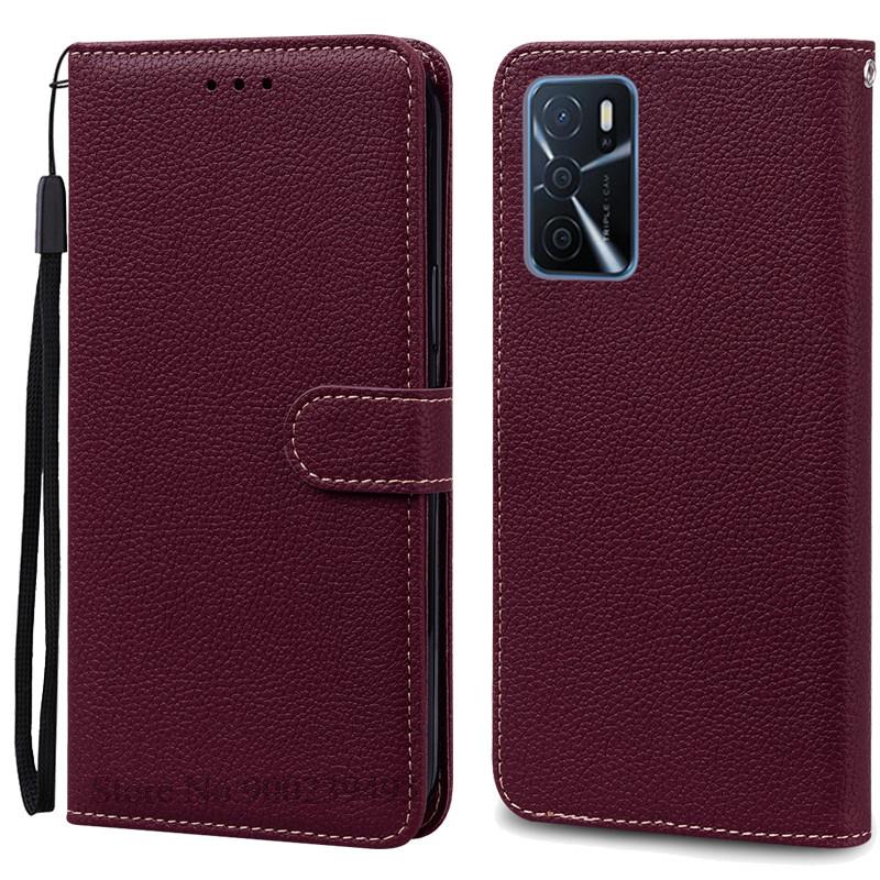 Pour OPPO A16 Étui Portefeuille à Rabat en Cuir Pour Oppo A16s Étui OppoA16 s CPH2269 CPH2271 Étui en Silicone Pour Oppo A16 A16s Housse