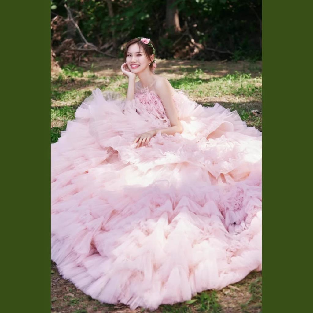 New Wedding Dress Mori Couple Travel Clothing Street Trailing Wedding Dress