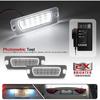 2Pcs LED License Plate Lights Number Lamp for Maserati Coupe 4200 4200 GT GranTurismo GranCabrio Powered by High Power SMD Xenon White LED Error Free