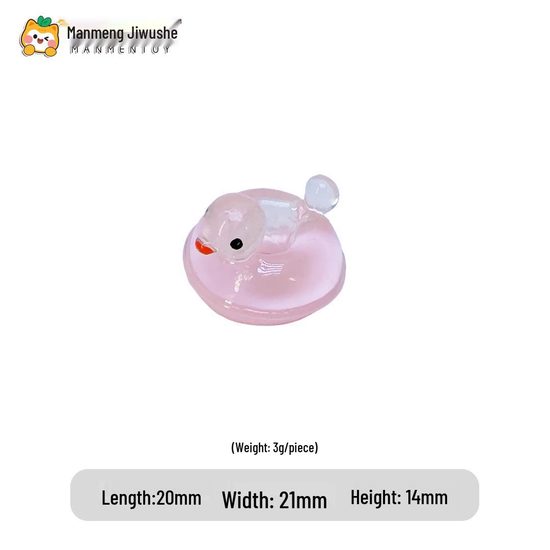 

Детский плавательный круг с украшением в виде утки - Светящаяся смоляная игрушка для консоли автомобиля или для изготовления украшений своими руками