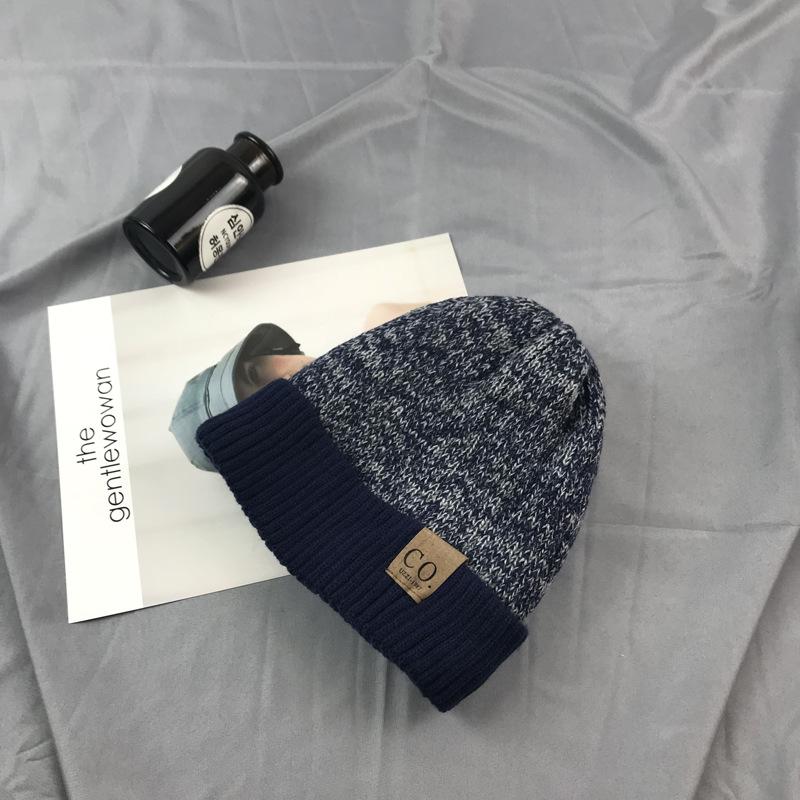 Autumn and Winter Knitted Woolen Hat Korean Style Fashionable Velvet Warm Ear Protection Male and Female Student Young Couple Cold Hat