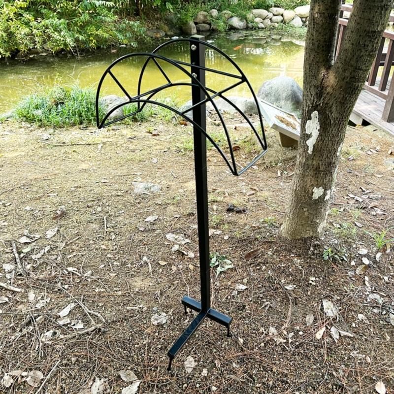 Trädgårdsslanghållare Bärbar slangkrok för trädgårdskran Vattningsslangorganisatör för slangtillbehör Förvaringsställ Stående