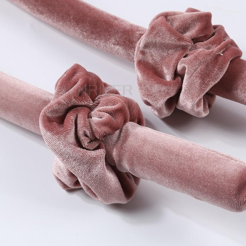 EVA Big Wave Curling Wand No Heat Microfiber Super Plush Heatless Curling Iron Lazy Curling Wand Heatless Curls Rollers Ribbon