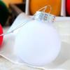 9pcs PET Flocking Christmas Balls Plastic Christmas Tree Hanging Decoration  New Year