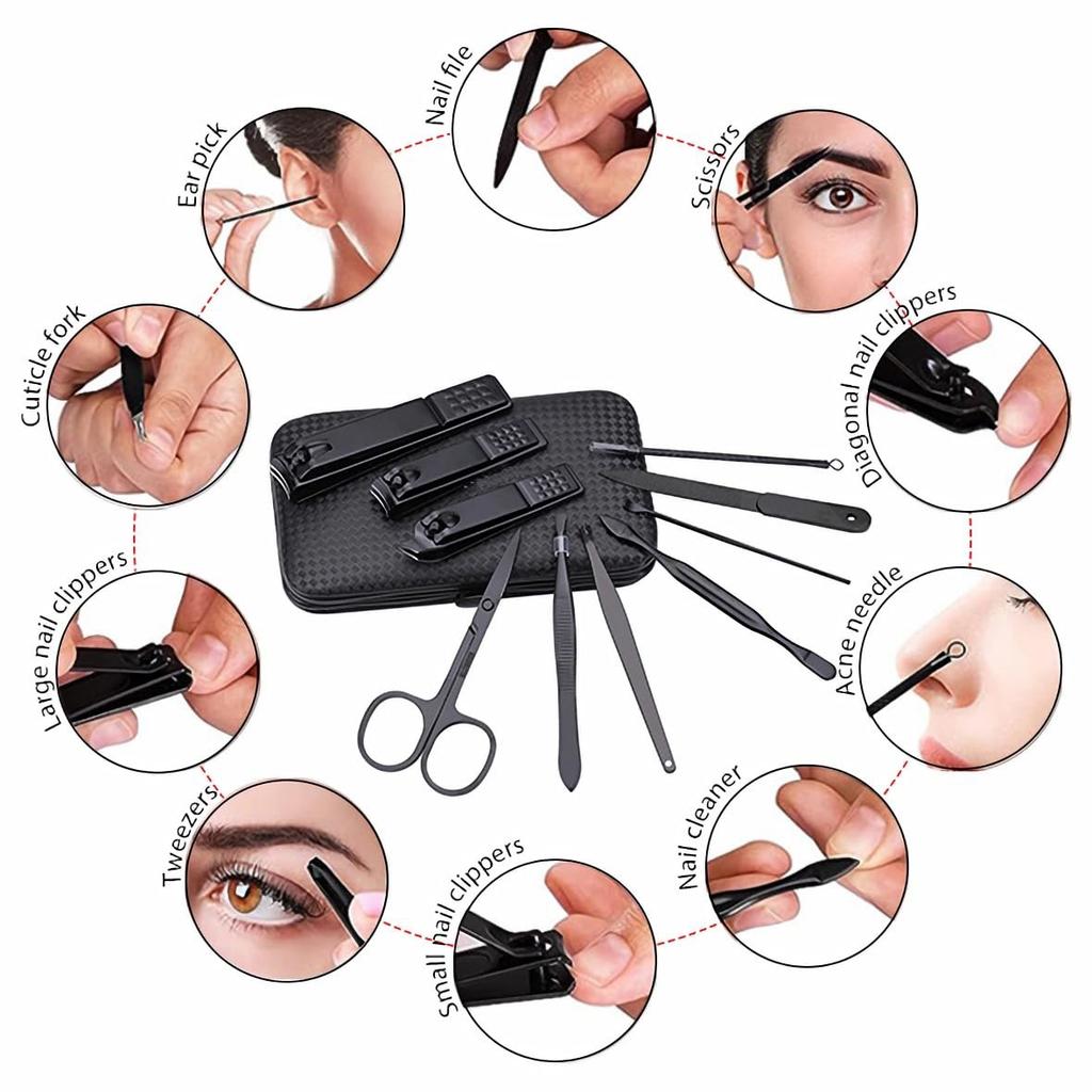 8/15/24 Pcs Manicure Set, Professional Pedicure Set, Personal Care Nail Kit, Toenail Clipper Cutters for Men and Women