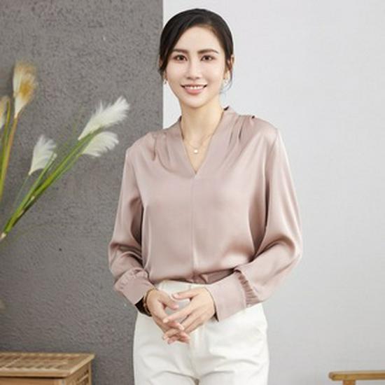 2025 Summer Women's Mulberry Silk Satin Dress: Loose-Fit Raglan Sleeve Midi