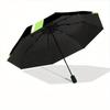 1pc Dino Green Automatic Open/Close, Foldable Compact Umbrella with 8-Rib Shaft, Perfect Gift For Men And Women, Casual Style, Vibrant Motif