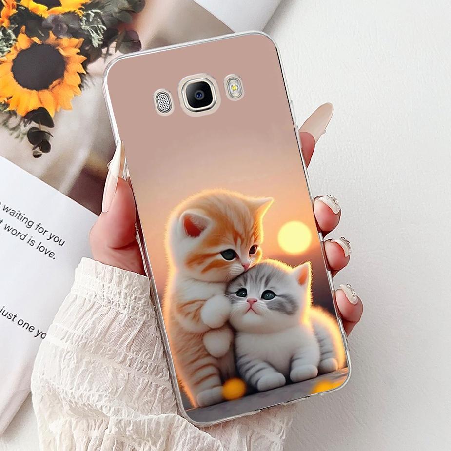 For Samsung Galaxy J5 2016 Case SM-J510F New Luxury Painted Cover Soft Silicone Phone Case For Samsung J3 J5 J7 2016 Fundas Capa