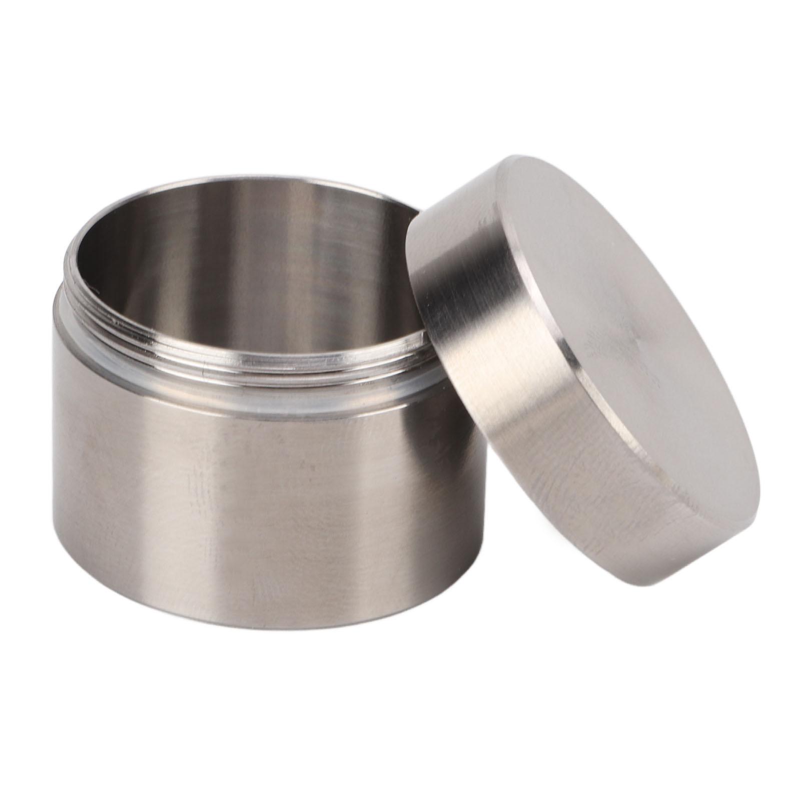 Stainless Steel Sealing Case Tea Leaf Canister Container Can Mini Portable Box for Home OfficeS