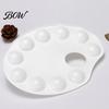 Multipurpose Color Tray Paint Palette, Ten-hole Mixing Tray, Durable Thickened Student Painting Tools Plastic Art Supplies, for Watercolor Acrylic And