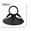GYWHOOFT 40pcs Black Suction Cup Sunshade Suction Cup Car Sun Shade Suction Cup Long