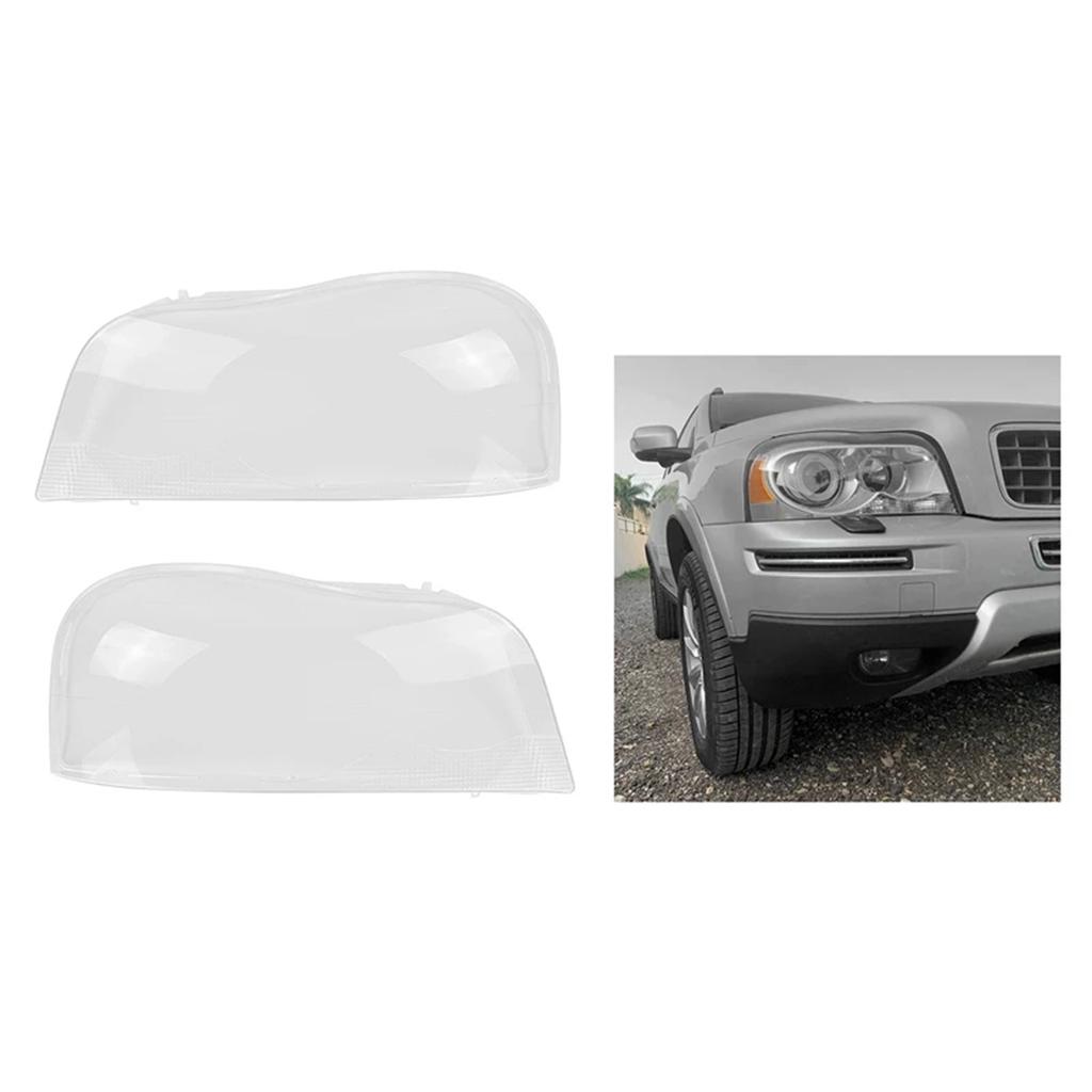 For -Volvo XC90 2004-2013 Car Transparent Lampshade Head Light Lamp Cover Glasses Lamp Shade Headlight Shell Cover Lens
