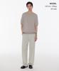 Musinsa Standard Cool Touch To Tuck Wide Hidden Banding Slacks [Dusty Cream]