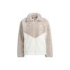 Originals Colorblock Kunstpelzjacke Beige Weiß IN0982