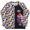 Super Mario Boys Rash Guard Full Pattern Swimsuit Swimming Supplies Swimwear 582 110cm Black