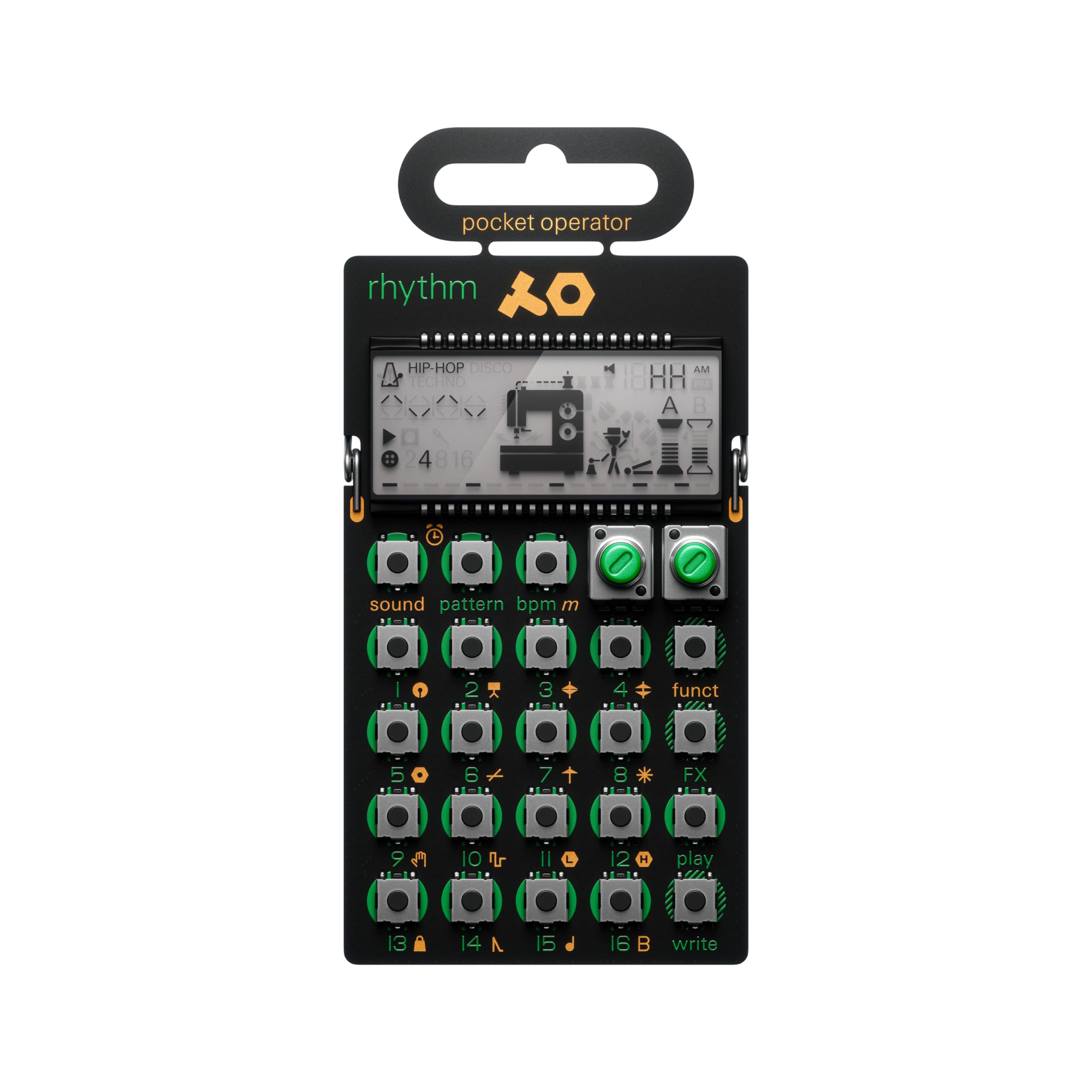 

[Officially Imported] Teenage Engineering PO-12 Rhythm Pocket Operator Drum Machine Synthesizer TE010AS012
