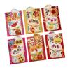 6pcs Blessing New Year Money Envelopes Chinese Style Red Packet Lucky Red Pockets  Spring Festival