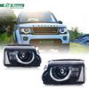 LED Headlight Assembly with DRLs and Turn Signals for 2010-2016 Land Rover Discovery 4, Modified In Defender Style