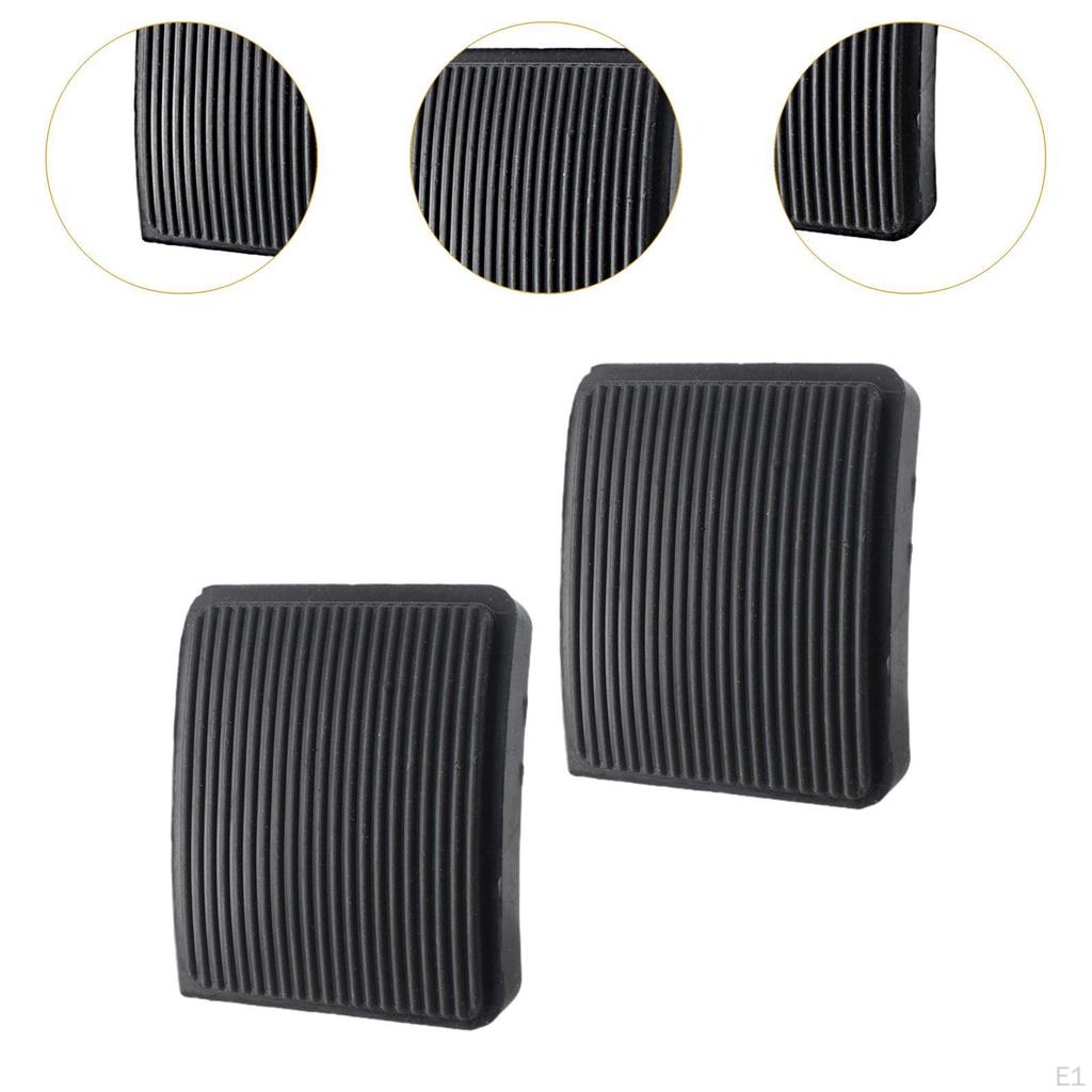 2 Pieces Brake and Clutch Pedal Pads F07A-2457-aa Practical Replacement Accessory Wear Resistant