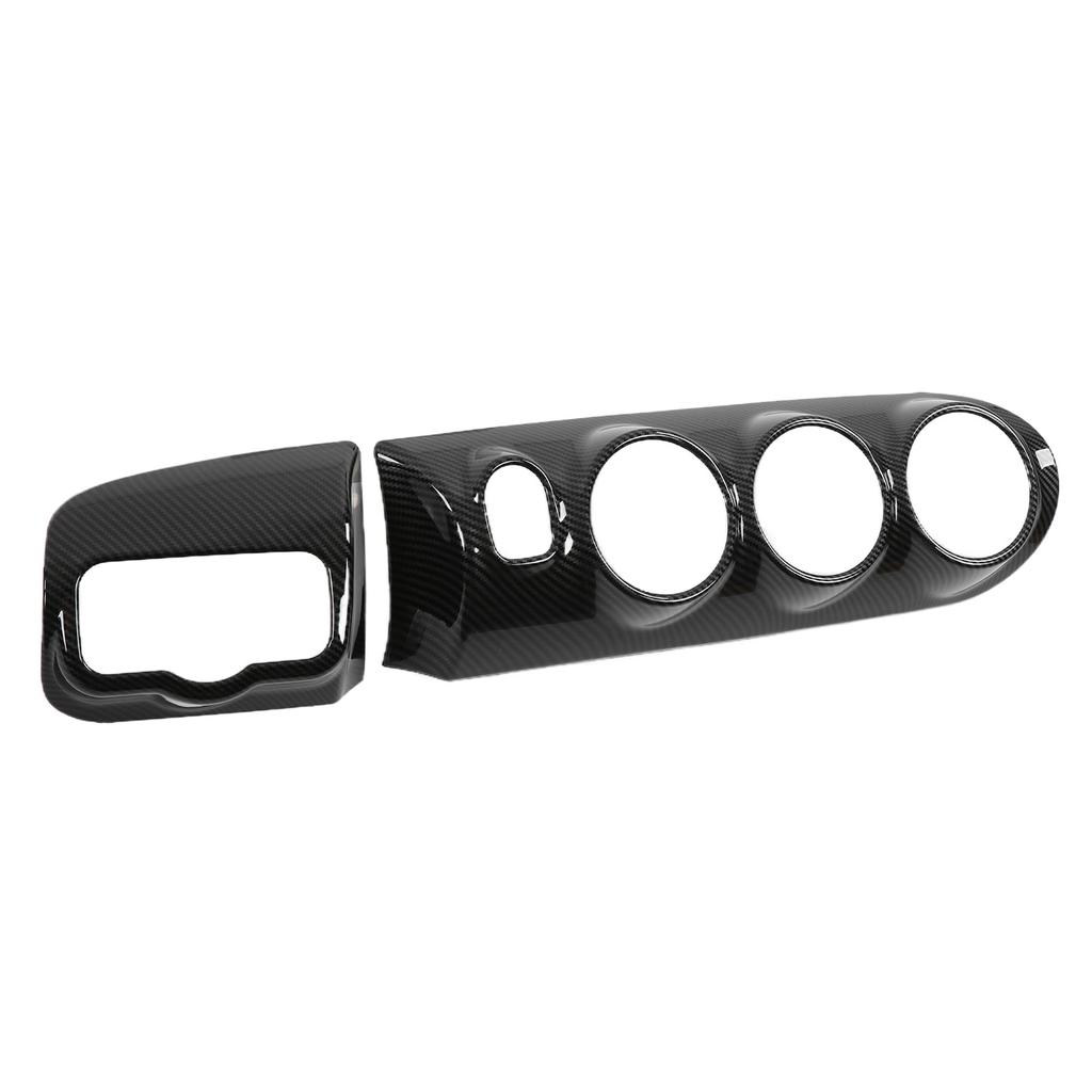 Air Conditioning Vent Trim with Headlamp Switch Frame Carbon Fiber Style Replacement for CLA C118 2020+
